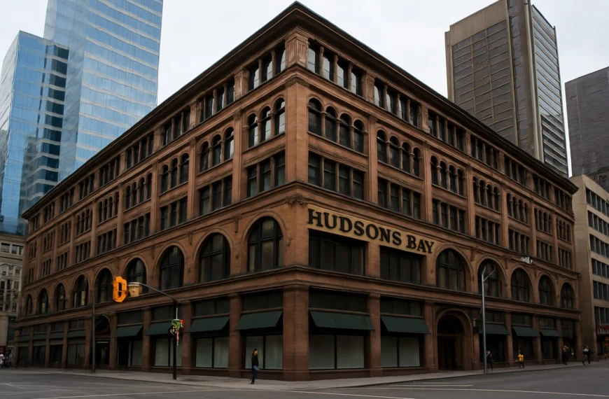 Hudson’s Bay building in downtown Toronto